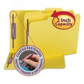 Smead Pressboard Folder, 2 Fastener, Yellow, PK25 14939